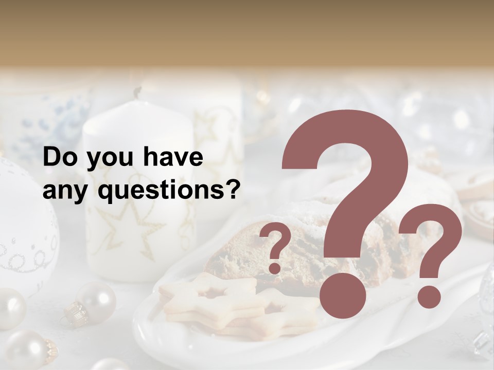 Decoration Food Holiday PowerPoint Template