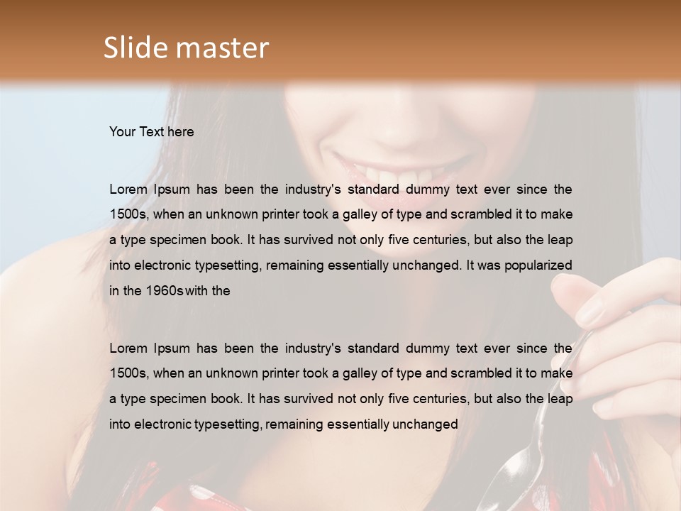 Lipstick Retro Latina PowerPoint Template