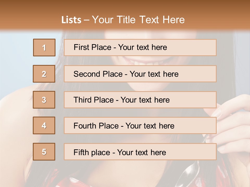 Lipstick Retro Latina PowerPoint Template
