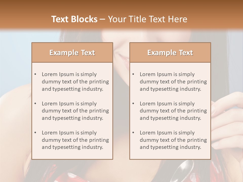 Lipstick Retro Latina PowerPoint Template