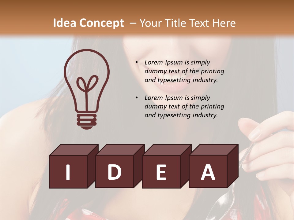 Lipstick Retro Latina PowerPoint Template