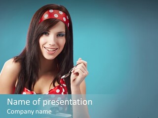 Background Dress Retro PowerPoint Template