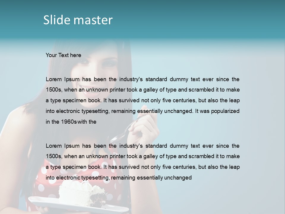 Background Dress Retro PowerPoint Template