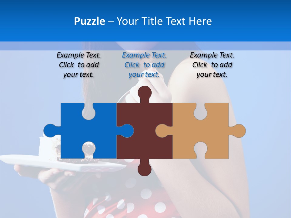 Cake Portrait Red PowerPoint Template