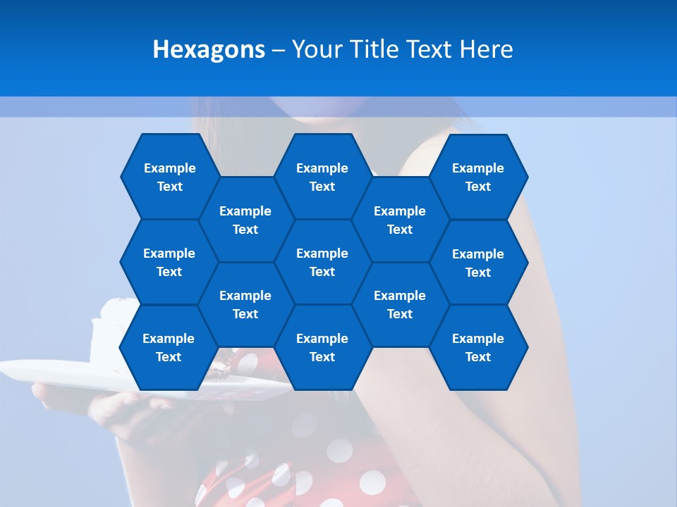 Cake Portrait Red PowerPoint Template