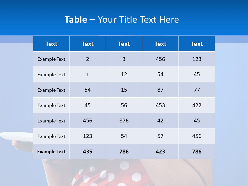 Cake Portrait Red PowerPoint Template