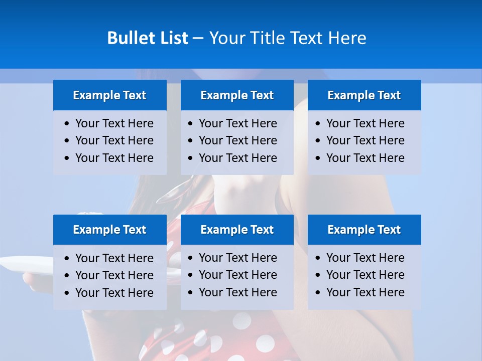 Cake Portrait Red PowerPoint Template