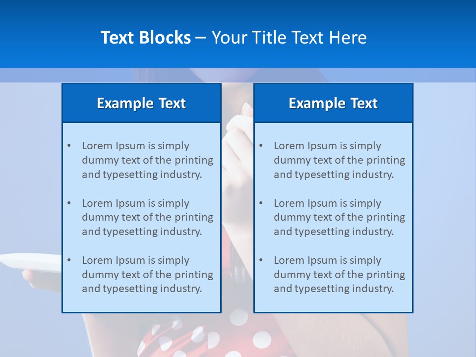 Cake Portrait Red PowerPoint Template