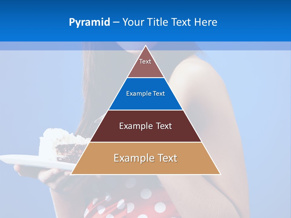 Cake Portrait Red PowerPoint Template