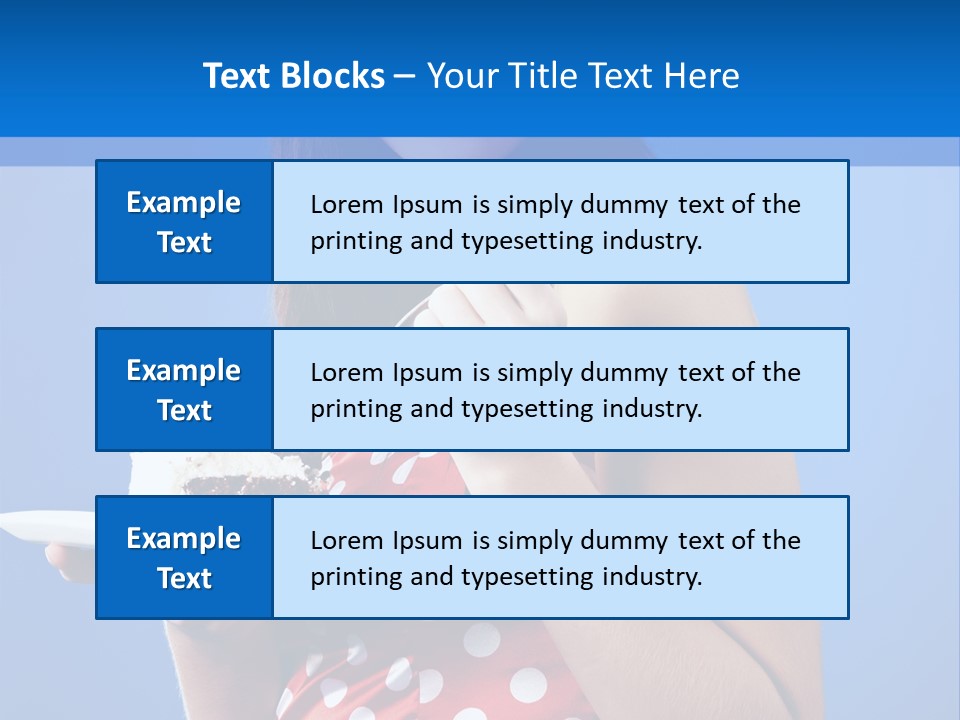 Cake Portrait Red PowerPoint Template