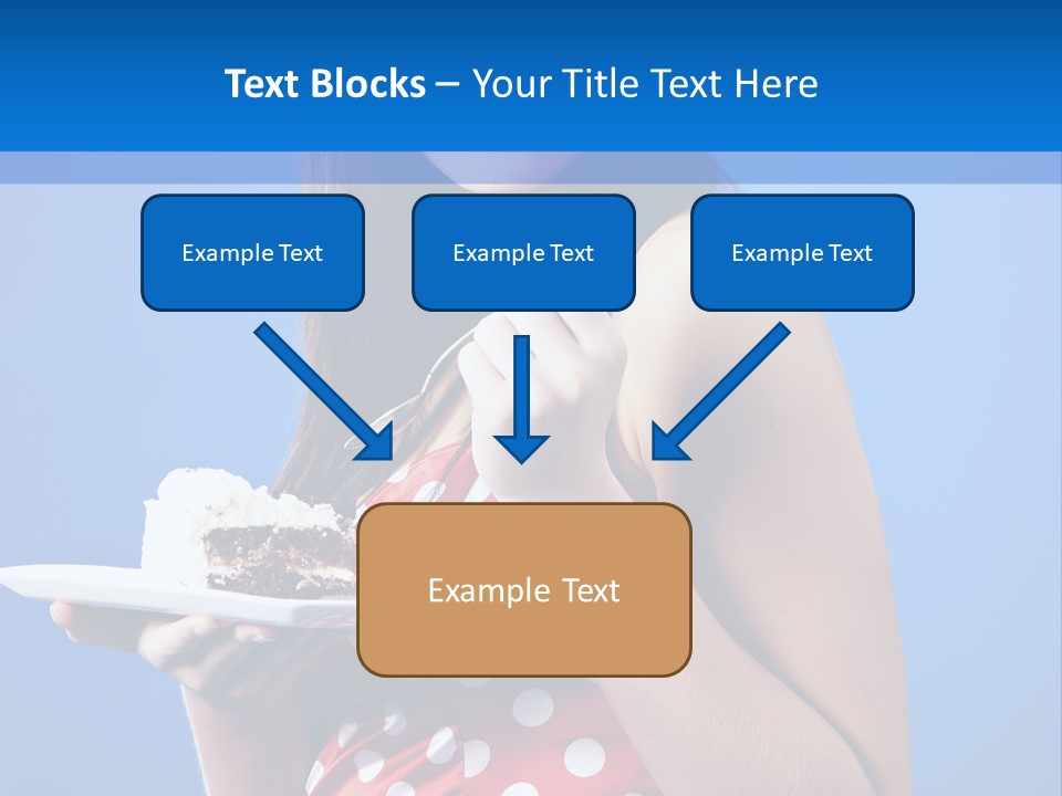 Cake Portrait Red PowerPoint Template