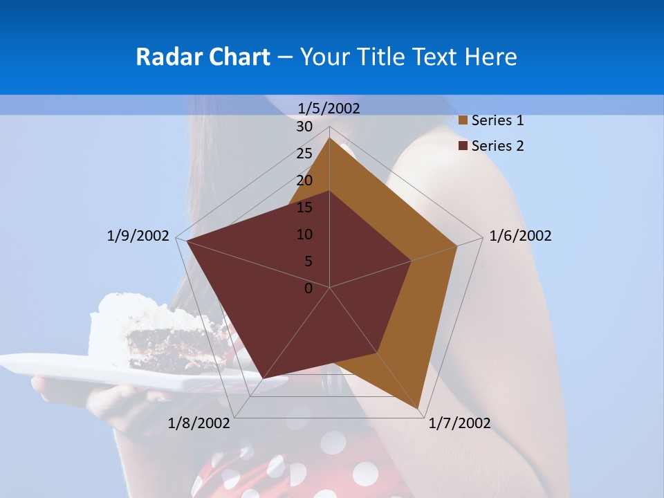 Cake Portrait Red PowerPoint Template