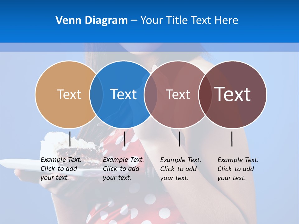 Cake Portrait Red PowerPoint Template