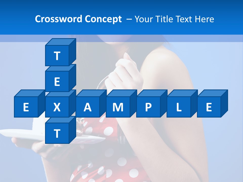 Cake Portrait Red PowerPoint Template