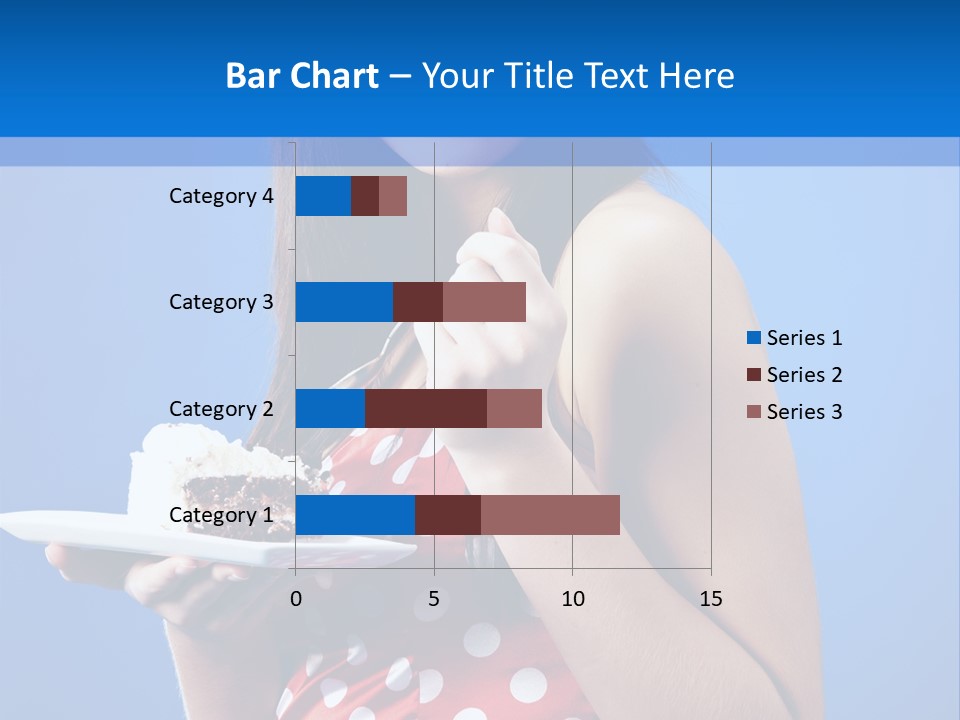 Cake Portrait Red PowerPoint Template