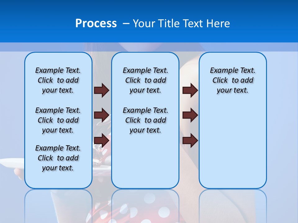 Cake Portrait Red PowerPoint Template