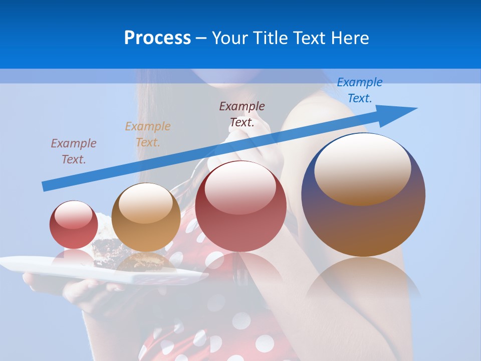 Cake Portrait Red PowerPoint Template