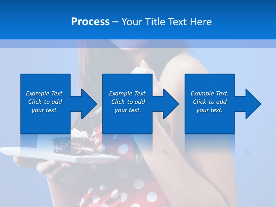 Cake Portrait Red PowerPoint Template