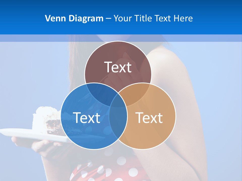 Cake Portrait Red PowerPoint Template