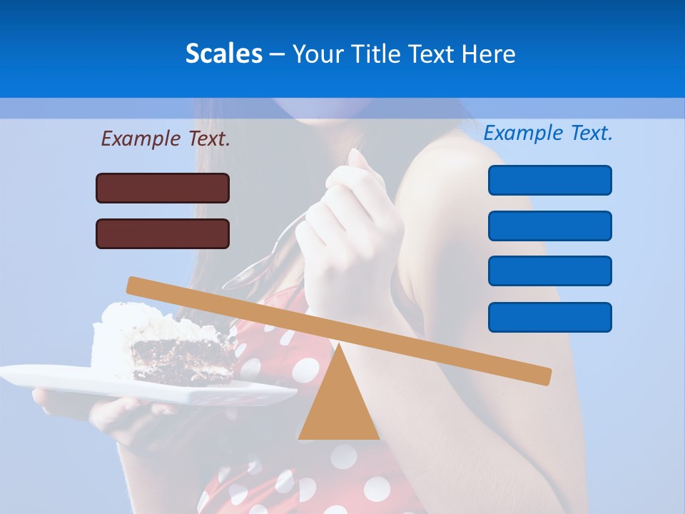 Cake Portrait Red PowerPoint Template