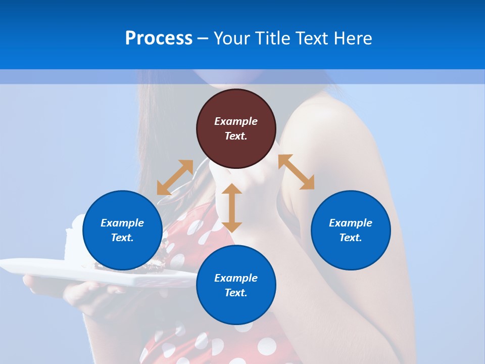 Cake Portrait Red PowerPoint Template