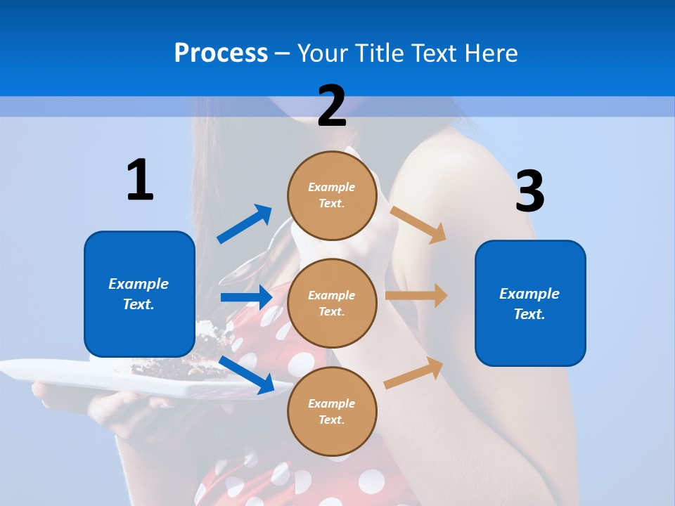 Cake Portrait Red PowerPoint Template