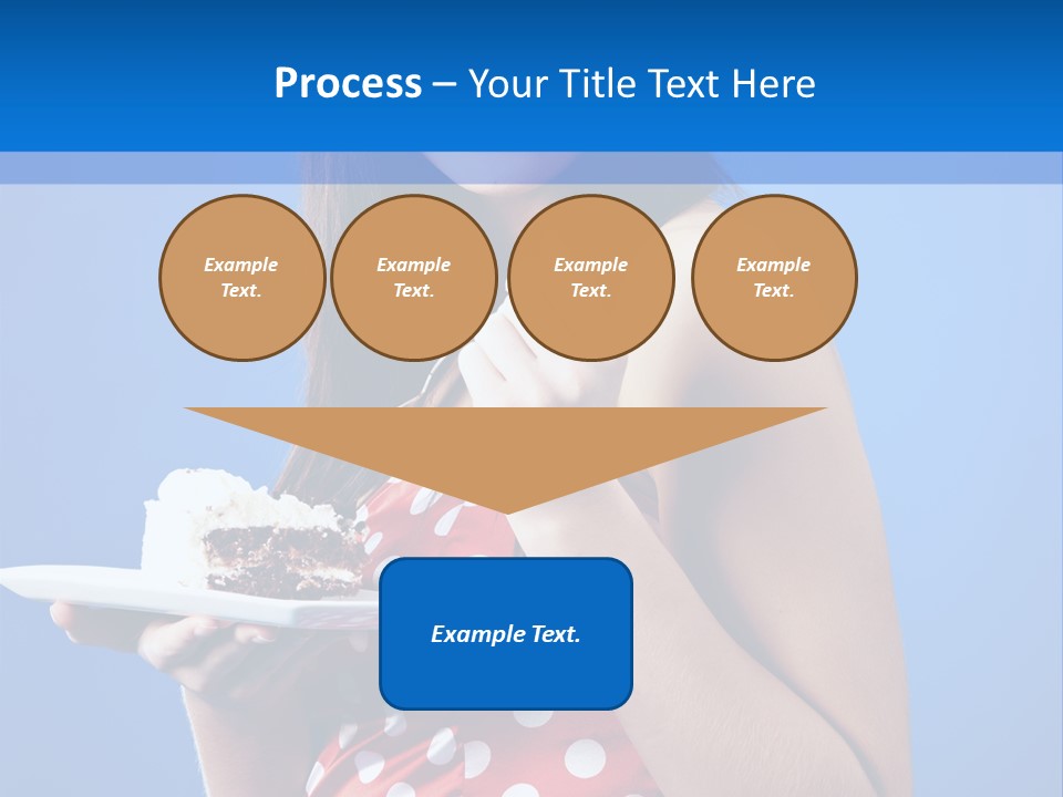 Cake Portrait Red PowerPoint Template