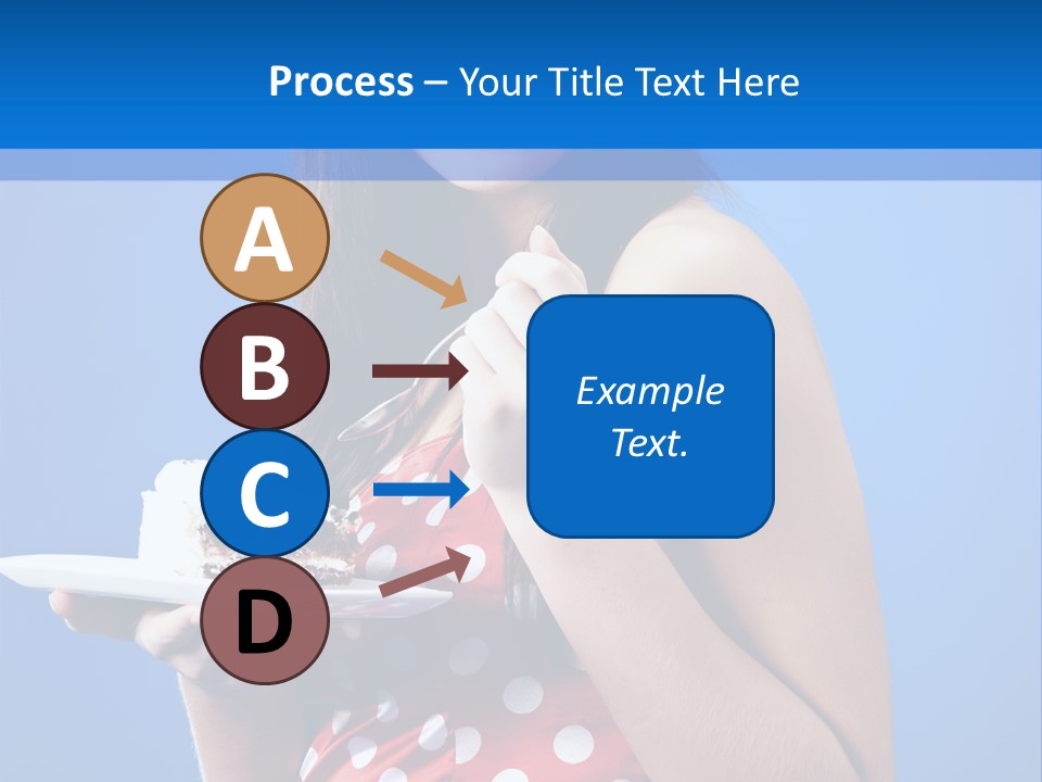 Cake Portrait Red PowerPoint Template