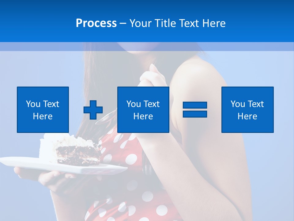 Cake Portrait Red PowerPoint Template