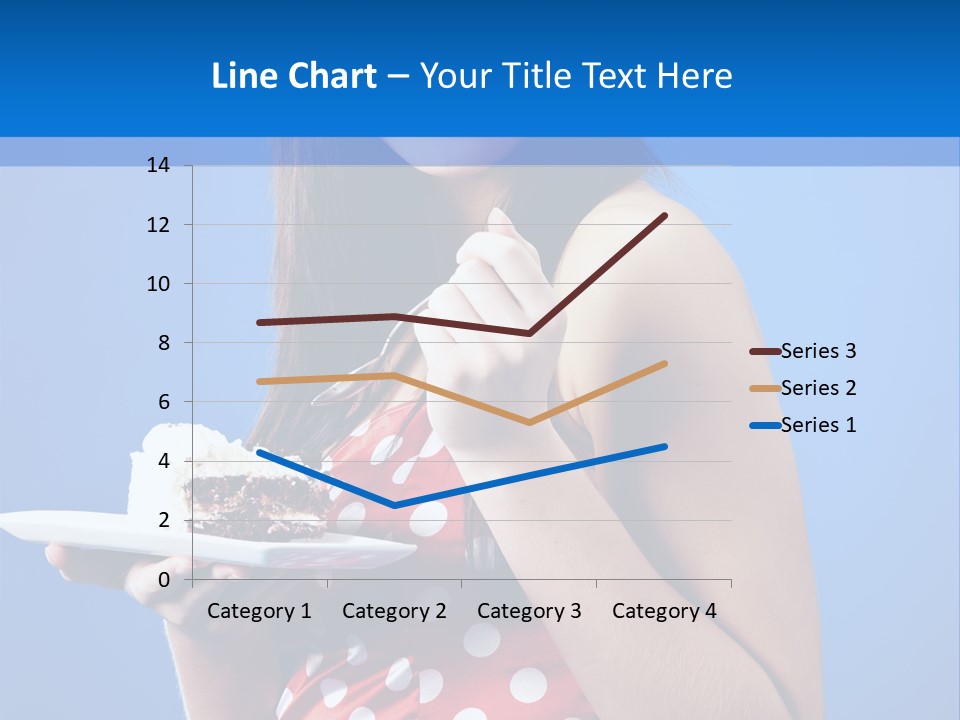 Cake Portrait Red PowerPoint Template