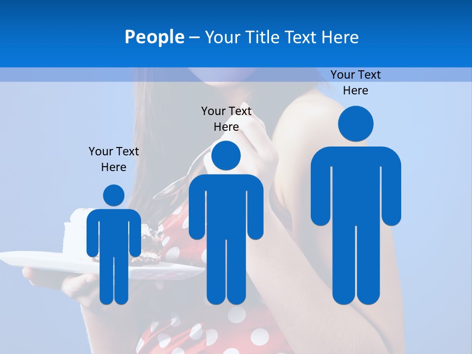 Cake Portrait Red PowerPoint Template