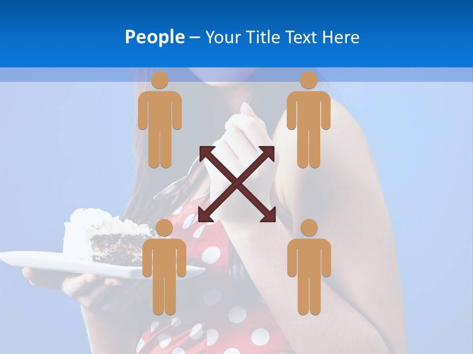 Cake Portrait Red PowerPoint Template