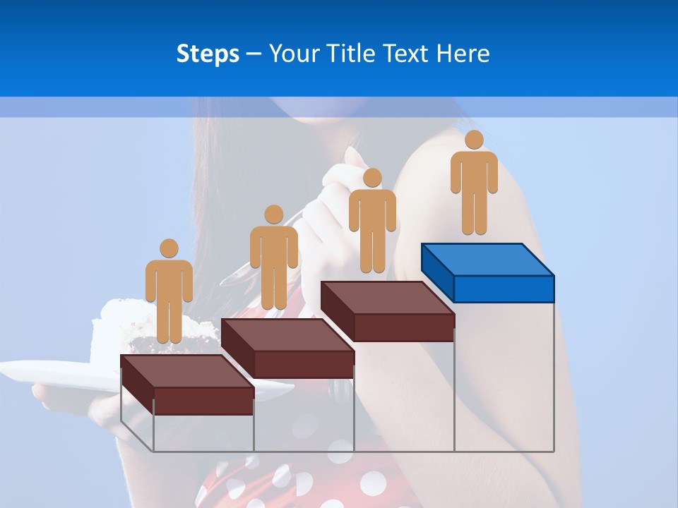 Cake Portrait Red PowerPoint Template