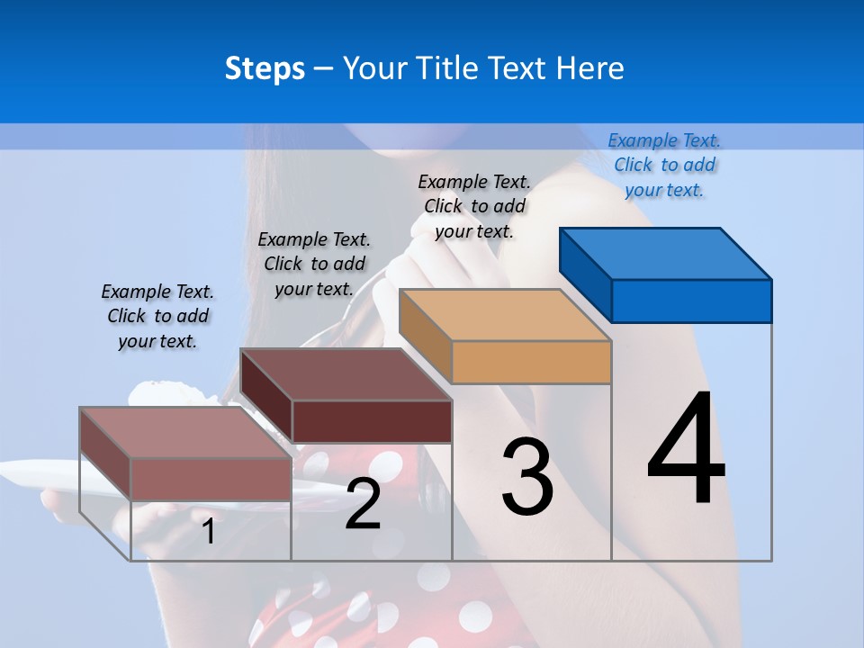 Cake Portrait Red PowerPoint Template