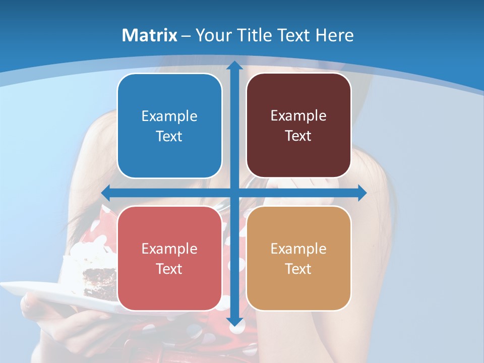 Red Down Attractive PowerPoint Template