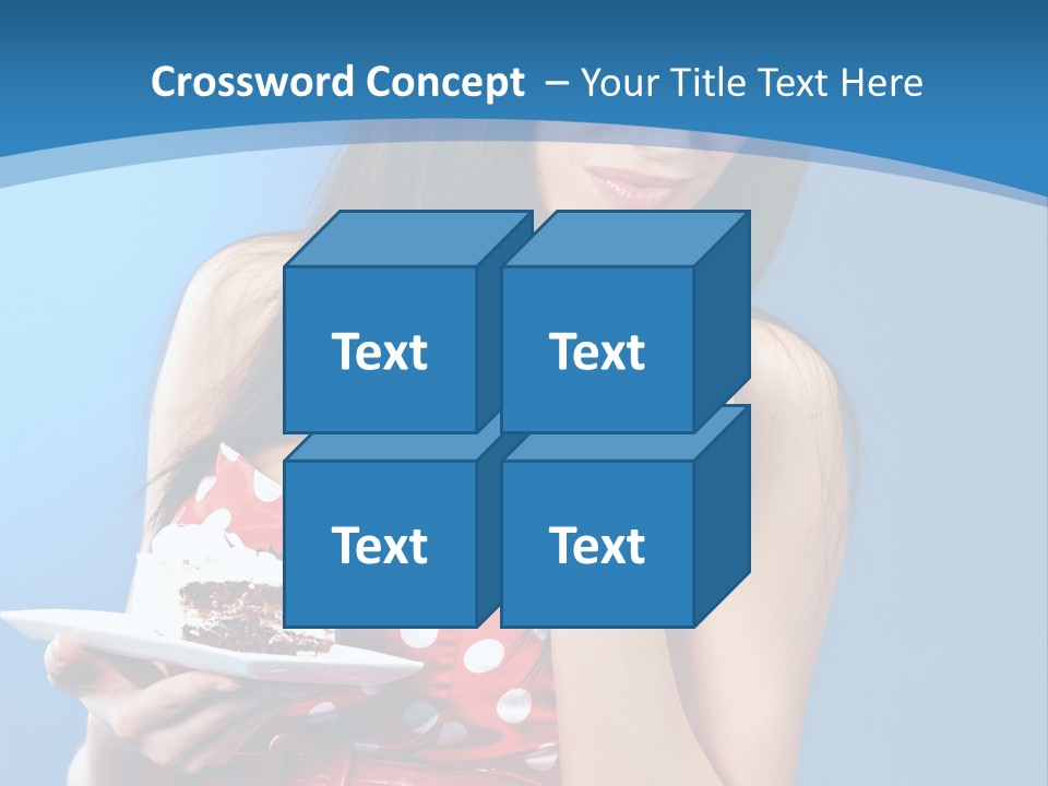 Red Down Attractive PowerPoint Template