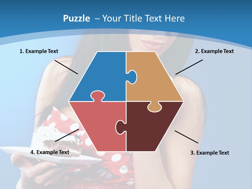 Red Down Attractive PowerPoint Template