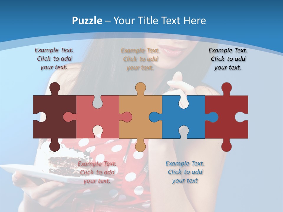 Red Down Attractive PowerPoint Template