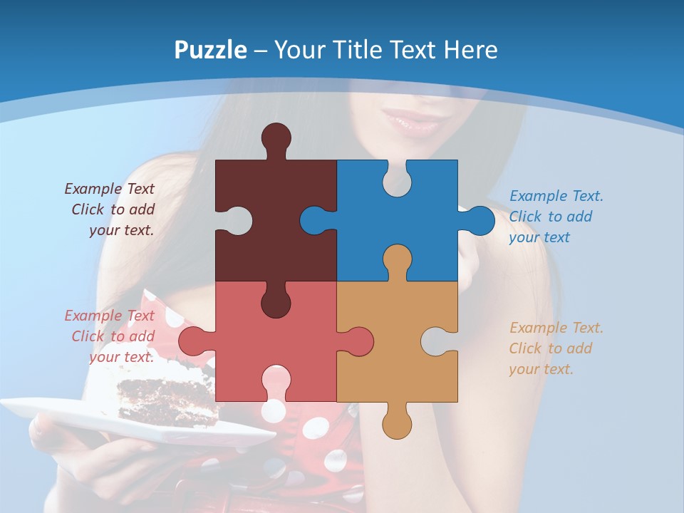 Red Down Attractive PowerPoint Template