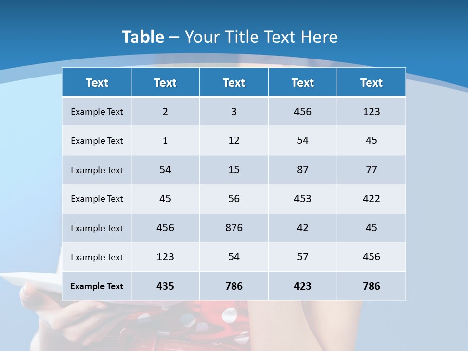 Red Down Attractive PowerPoint Template