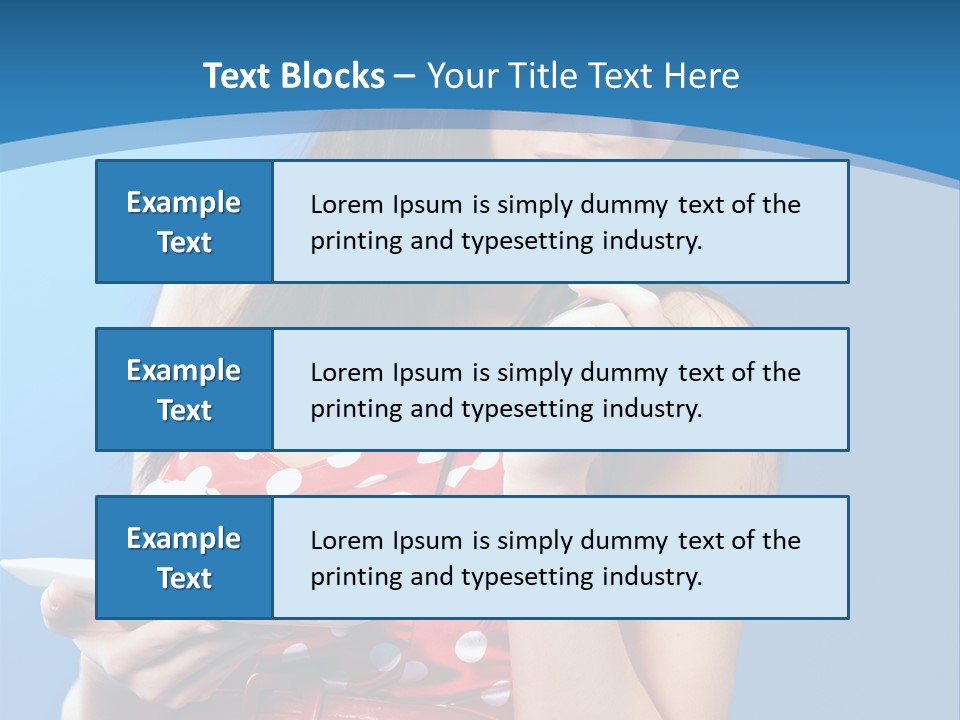 Red Down Attractive PowerPoint Template