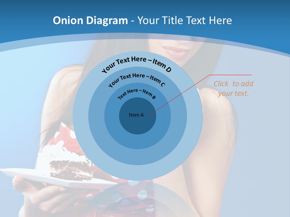 Red Down Attractive PowerPoint Template