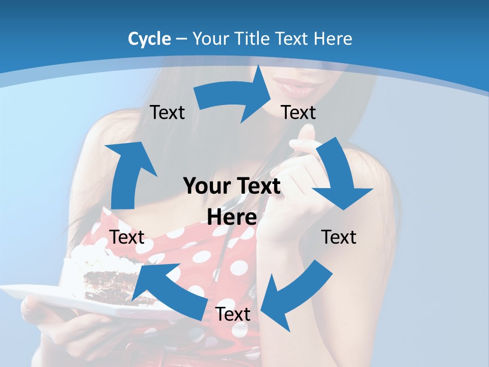 Red Down Attractive PowerPoint Template