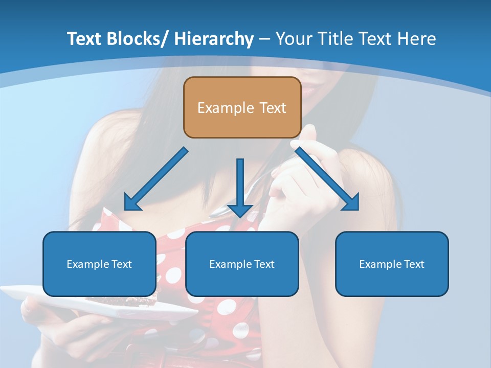 Red Down Attractive PowerPoint Template
