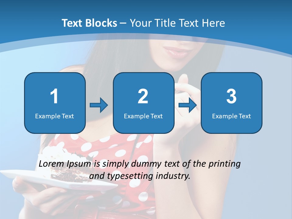 Red Down Attractive PowerPoint Template