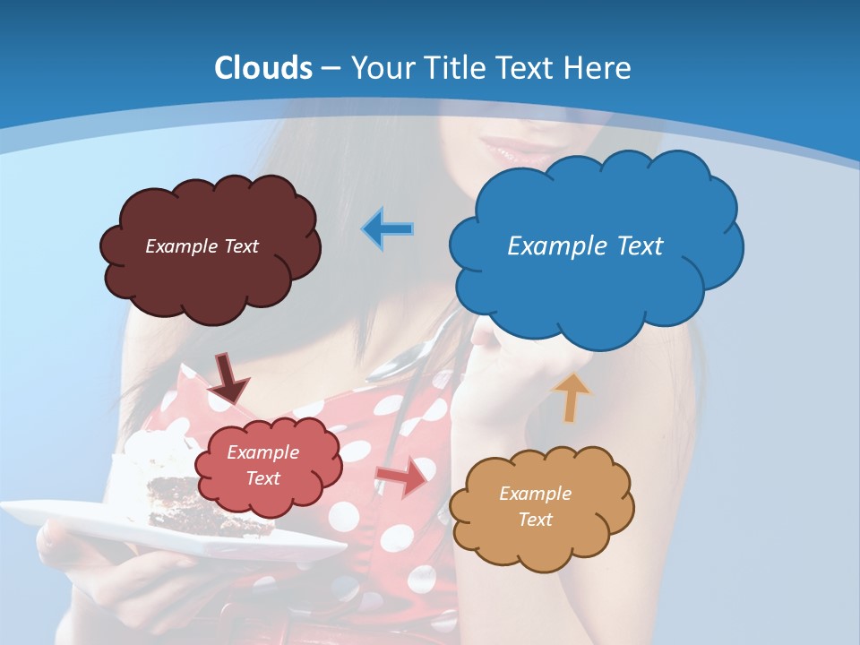 Red Down Attractive PowerPoint Template