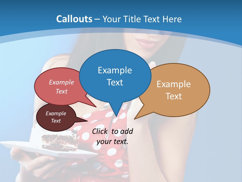 Red Down Attractive PowerPoint Template