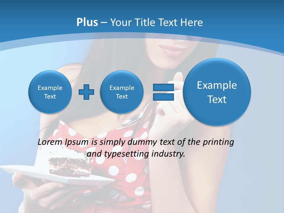 Red Down Attractive PowerPoint Template