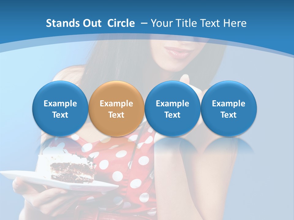 Red Down Attractive PowerPoint Template