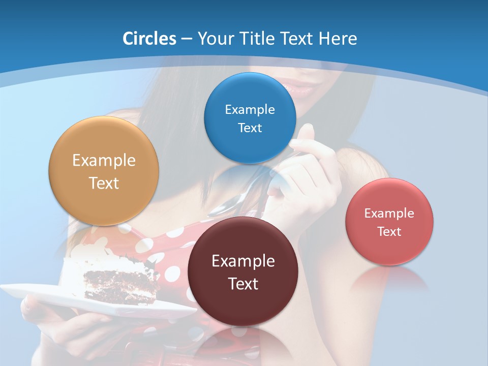 Red Down Attractive PowerPoint Template